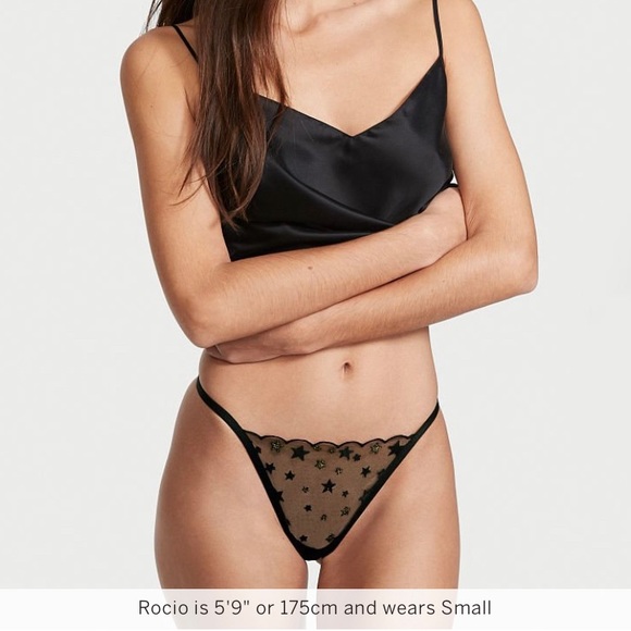 3/$30 NWT VS sexy lace V string - deep purple/burgundy - Picture 8 of 10